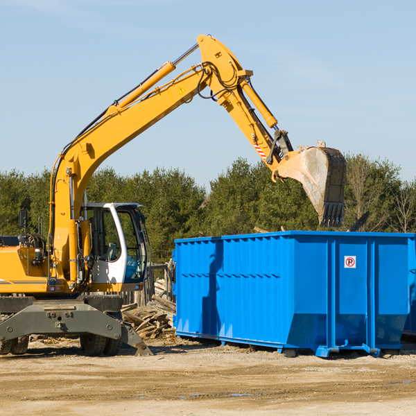 what happens if the residential dumpster is damaged or stolen during rental in Belle Prairie City IL